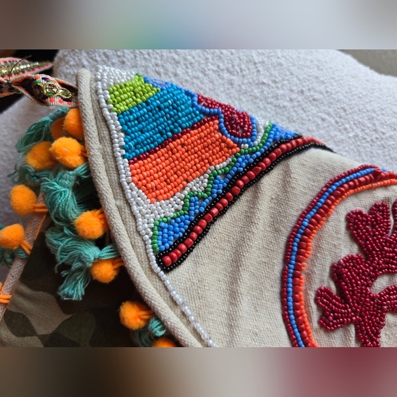 Antica Sartoria By Giacomo Cinque, Beaded Shoulder Bag, Multicolor - Picture 8 of 15